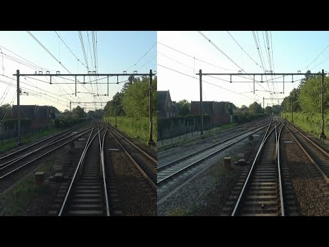 Cab ride train; Vught Junction before & after the engineering works of 2024 (20240607&24)