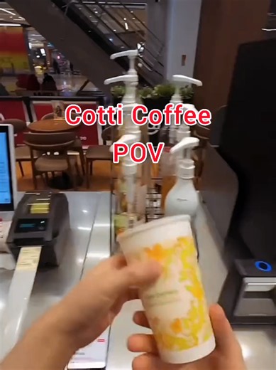 Cotti Coffee Barista Daily Routine POV — First-Person Coffee Barista ASMR