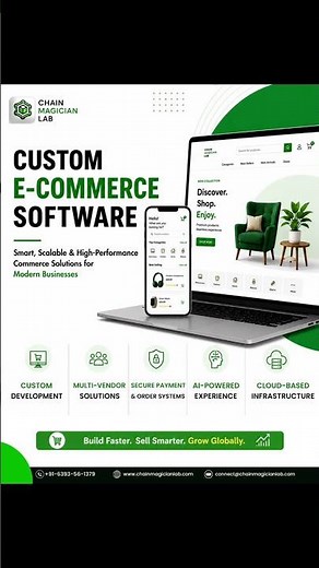 Custom E- Commerce software for scalable online store. #ecommerce #softwaredevelopment