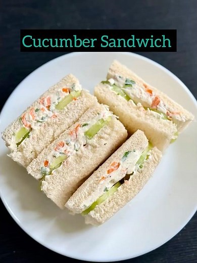 Light, Creamy & Refreshing Cucumber Sandwich in Minutes!