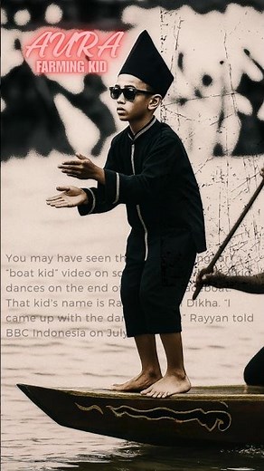 Indonesian Aura Farming Kid’s Viral Boat Dance🕺#shorts