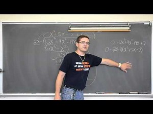 Long Division of Polynomials