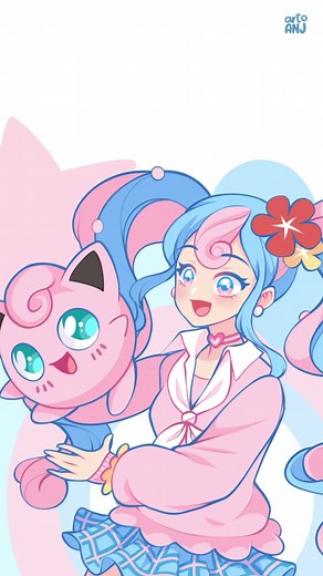 Hatsune Miku Animation on Procreate Dreams | Character Illustration