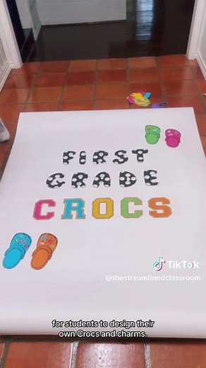 I made a fun Crocs bulletin board to welcome my students back to school! I think they’re going to love it. 💕 It’s on my TPT! #classroomdecor #classroominspo #bulletinboard #bulletinboardideas #classroomsetup #classroomideas #classroomideas2023 #firstgradeteacher #classroomdecoration