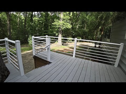 How To - Inexpensive Porch Rail Renovation Using PVC Pipe