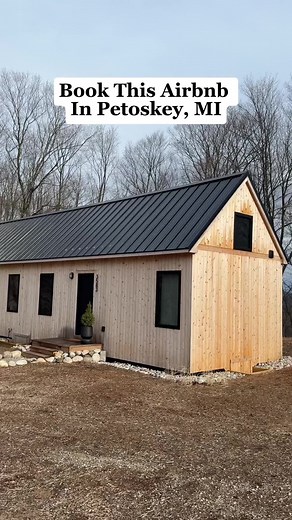 Modern Cabin Airbnb in Petoskey, Michigan for Summer Retreat
