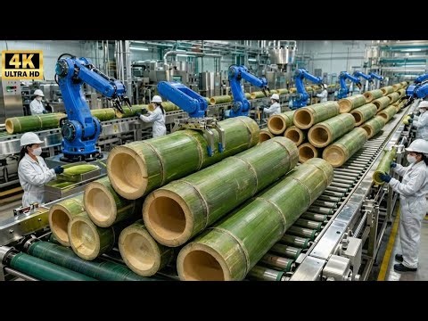 INSANE Inside a Bamboo Paper Factory — From Forest to Toilet Paper & A4 Sheets (Full Process)