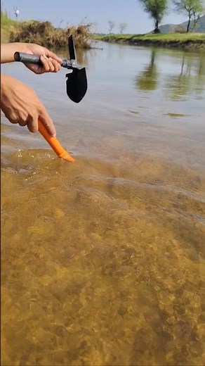 best pinpointer found treasure in the river side #pinpointermetaldetecor #metaldetecting #shortsfeed