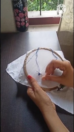 Buttonhole Stitch Tutorial | Easy Hand Embroidery for Beginners 🪡✨