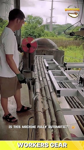 Smart Bamboo Processing System Using Automated Feeding and Cutting for Fast Production Workflow