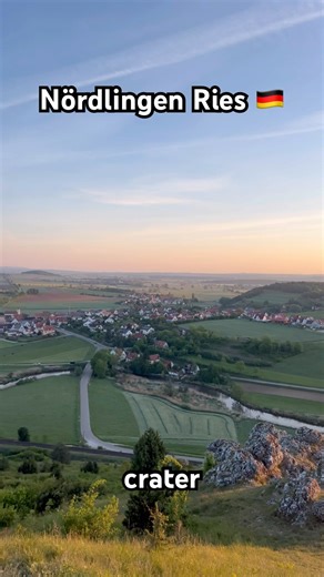 🇩🇪 The Ries meteor impact crater in Germany