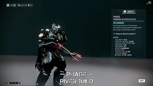 Warframe Phage Riven Build - Seven Beams Of Viral Damage