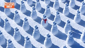 4.4K views · 94 reactions | Hundreds of adorable snowmen are seen scattered throughout the snowy #ChangbaiMountain Scenic Area, a nationally recognized 5A-level scenic area in #Jilin Province. Dressed in festive red scarves, they exude even more charm with their innocent expressions. #VisitJilin #SplendidChina | Xi's Moments | Facebook