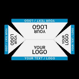 10' x 20' Custom Printed Canopy Tent Top (ROOF ONLY)