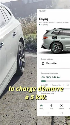 Mon Enyaq déteste le froid 🥶 (Charge bridée)