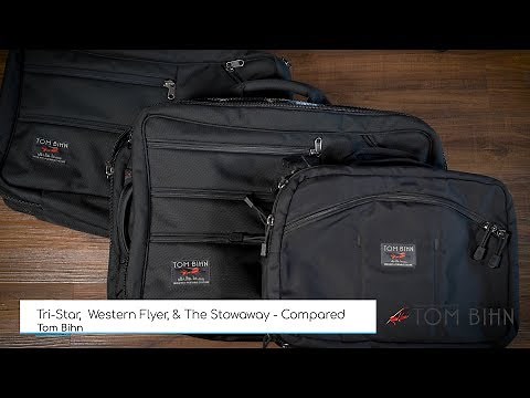 Comparing the Tom Bihn Tri-Star and Western Flyer (and the retired Stowaway!)