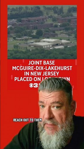 BREAKING: Potential active shooter with MCGUIRE-DIX-LAKEHURST AFB in NJ on lockdown