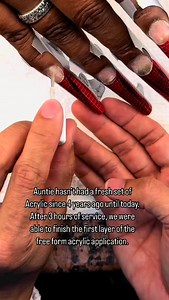 250K views · 2.5K reactions | This was the longest Free Form Acrylic...