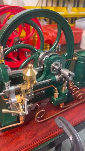 How To Start RETROL 16cc Water-Cooled Stationary Horizontal 4-Stroke Diesel Engine Model#engine#diesel#model#fyp#gift | Enginediyshop