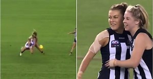 Watch: Sarah Rowe Creams Opponent And Kicks A Goal As Irish Continue To Tear It Up | Balls.ie
