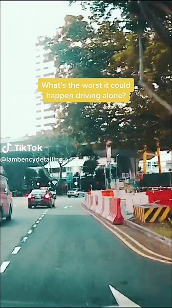 What's the worst that could happen while driving alone? 😱😱😱#lambencydetailing #coating #pestfumigation #xiaoqianginthehouse