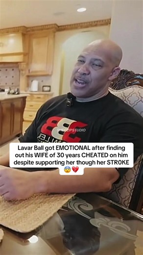 Lavar Ball got EMOTIONAL after finding out his WIFE of 30 years CHEATED on him despite supporting her though her STR0KE 😨💔 #lavarball #ballbrothers #sad #heartbroken
