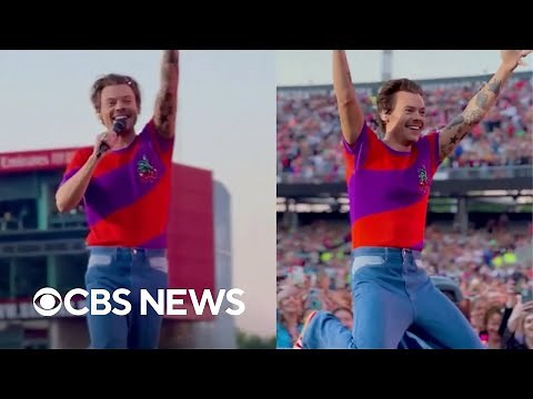 Harry Styles pauses concert to find his former teacher in crowd