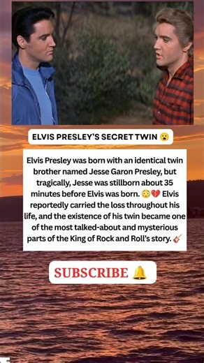 Elvis Presley Had a Secret Twin Brother 😳💔 #hollywood #stories