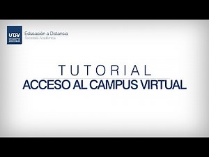 Tutorial Acceso al Campus Virtual 2025