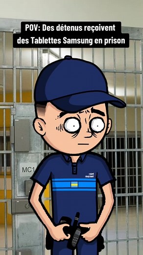 125 Millions de tablettes Samsung destinés aux détenus en prison , ça serait drôle si c'était pas réel | molo_minigung