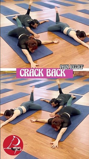 Easy Cracking Lower Back | Cracking Back By Yourself | Back Pain Relief | Back Pain Pawan Yoga