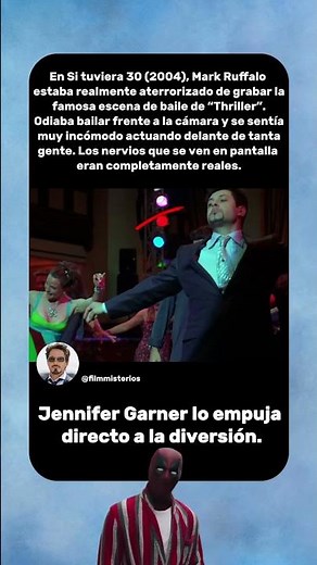 Mark Ruffalo Estaba Nervioso al Bailar Thriller 😳 | 13 Going on 30 (2004)