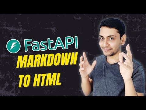 FastAPI Markdown Converter Blog Utility Project