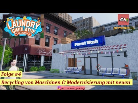 Laundry Simulator Powerwash it #4 Recycling von Maschinen & Modernisierung von neuen (deutsch)