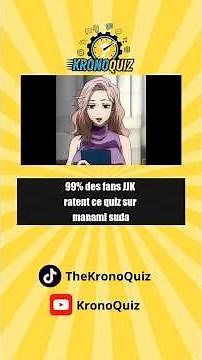 99% des fans ratent ce quiz sur manami suda 💥🔥 | Anime Quiz