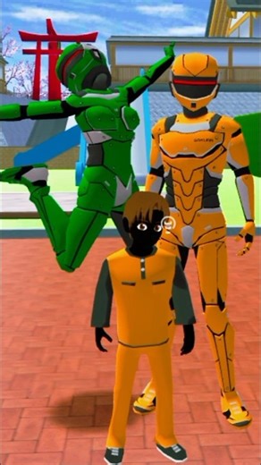 Yuta family transformasi robot dance at park 🕺👾😱💃