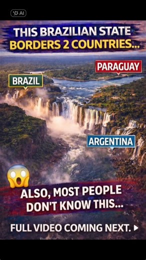 Paraná: The Brazilian State That Borders 2 Countries! 🇧🇷🌎#Parana #Brazil #IguazuFalls #SouthAmerica