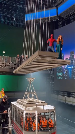 studiobrakdown on Instagram: "Spider-Man BTS: Filming the Final Scene 🕷️🎬🔥 | Rare Behind-the-Scenes Footage! A rare behind-the-scenes look at Spider-Man’s emotional final scene is going viral! This BTS clip shows the cast rehearsing, stunt doubles preparing wire work, and the crew setting up dramatic lighting for the last big moment. Fans are amazed to see how the iconic final shot was crafted with practical effects, green screen, and real acting chemistry. A must-watch for every Spider-Man a