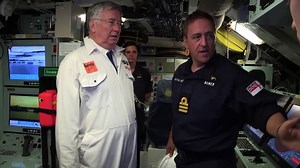 HMS Artful inspected by defence minister Michael Fallon in 2015 | Daily Mail Online