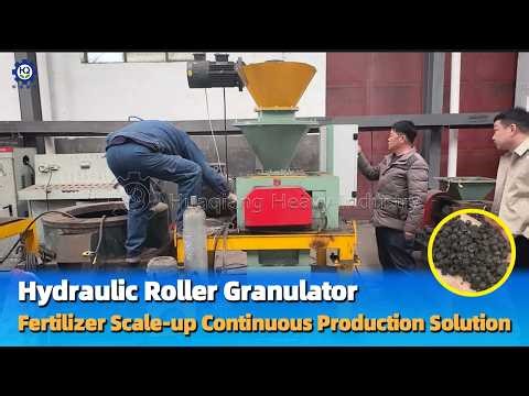Hydraulic Roller Granulator -- Fertilizer Scale-up Continuous Production Solution | Machine for Sale