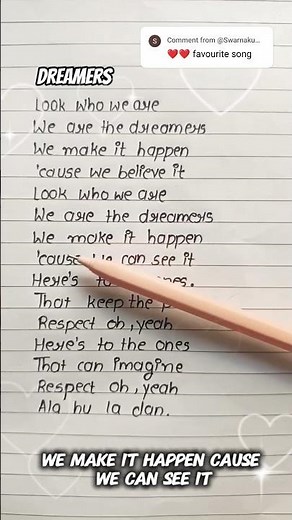 Dreamers Song 🩵 #Bts #dreamers #songlyrics #viral