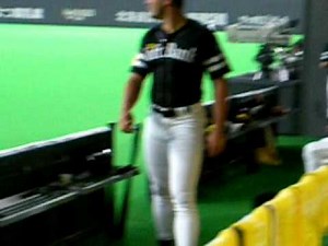 Jason trying on Morifuku's uniform