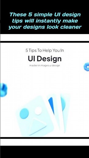 5 UI Design Tips Every Beginner Must Know in 2025 | Improve Your Designs Fast