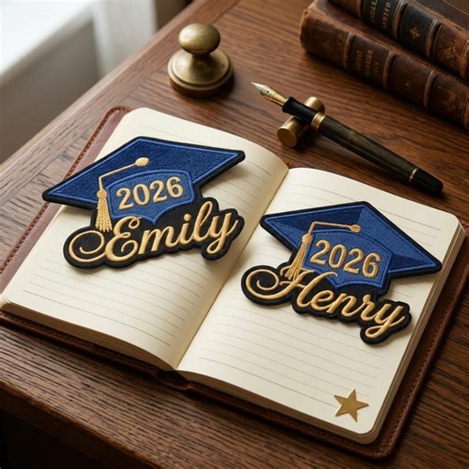 Graduation Name Patch, Custom Name Embroidered Patch, Class of 2026 Gift, Senior 2026 Patch, Congrats Graduate Patch - Etsy