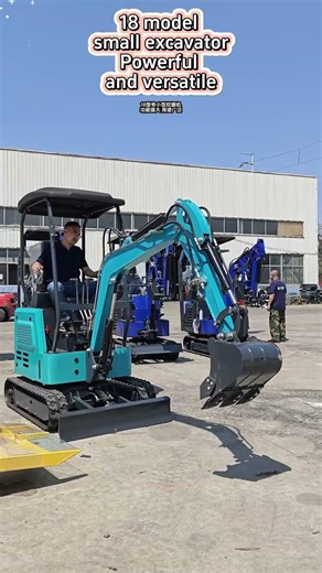 Model 18 mini excavator, hydraulic pilot operation #digger #excavator