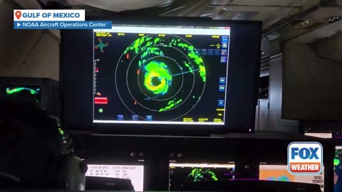 See it: Radar view vs. window view of Hurricane Milton