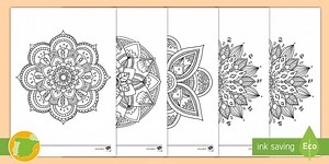 Hojas de colorear: Mandalas