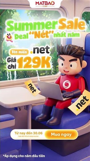 DEAL "NÉT" NHẤT NĂM: TÊN MIỀN .NET CHỈ 129K!