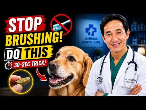 Stop Brushing Your Dog's Teeth! Do THIS 30-Sec Trick Instead