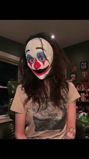 I need to whip up a fit for this mask asap #clown #mask #weirdcore | clown